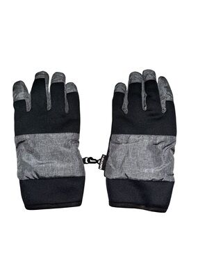 black and gray gloves